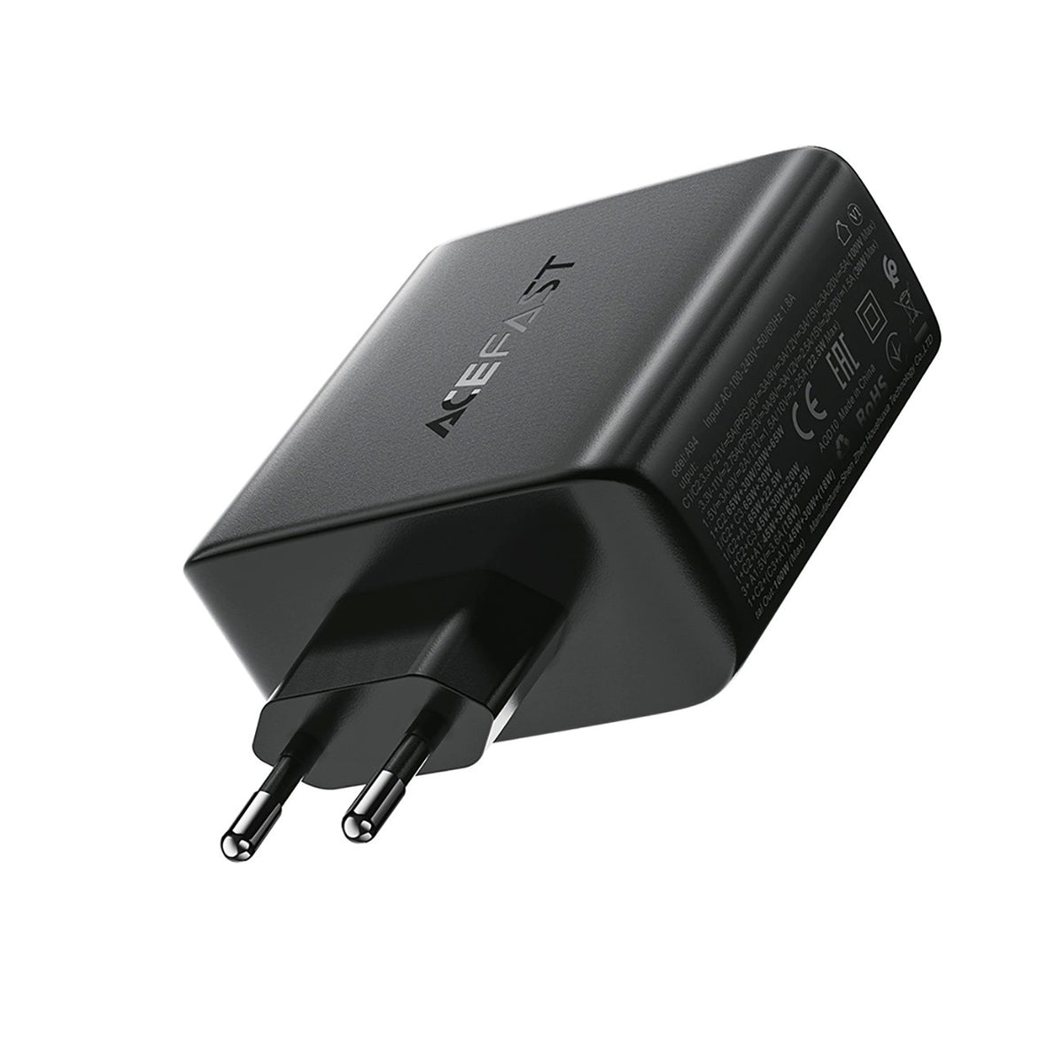 Įkroviklis Acefast A94 100W GaN 3xUSB-C/USB-A juodas