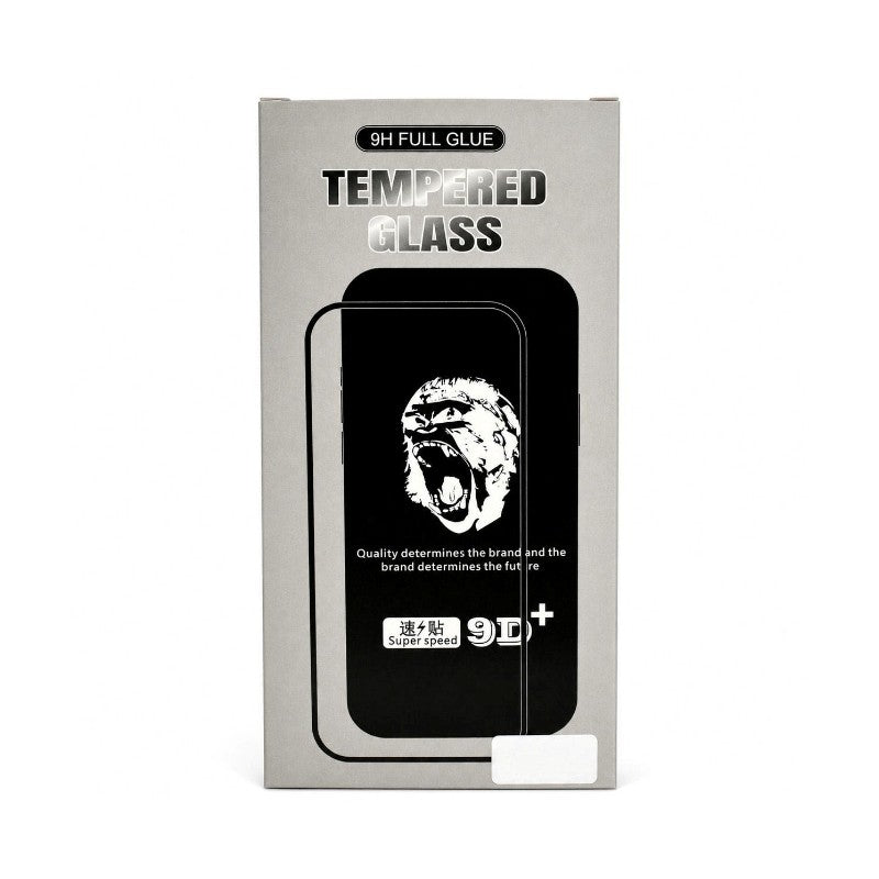 LCD apsauginis stikliukas 9D Gorilla Apple iPhone 15 Pro juodas (10 vnt. rinkinys)