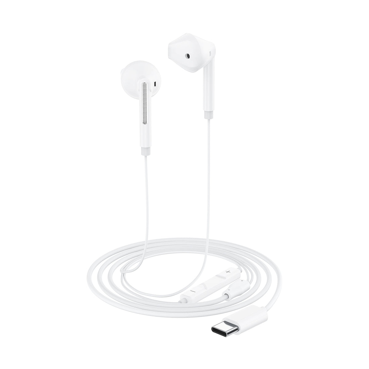 Ausinės Acefast L13 USB-C baltos