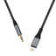 Audio kabelis Dudao L11Pro Lightning to 3.5mm 1.0m juodas