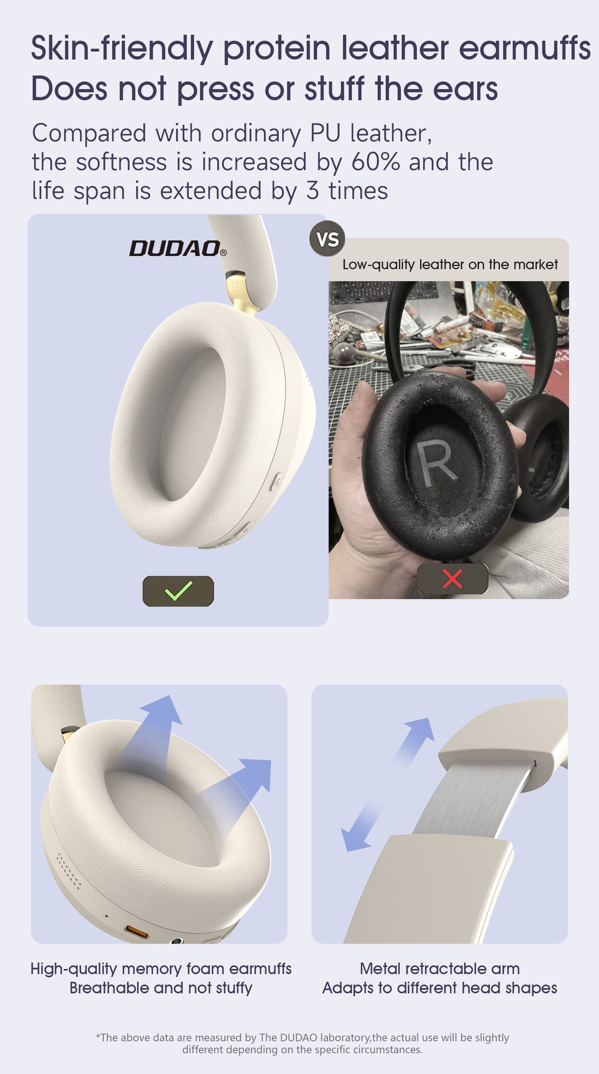 Belaidės ausinės Dudao X22Max juodos