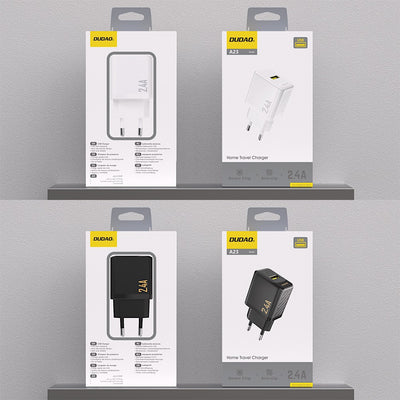 Įkroviklis Dudao A23 12W USB-A baltas