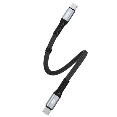 USB kabelis Dudao L10C USB-C to USB-C 100W 0.23m juodas