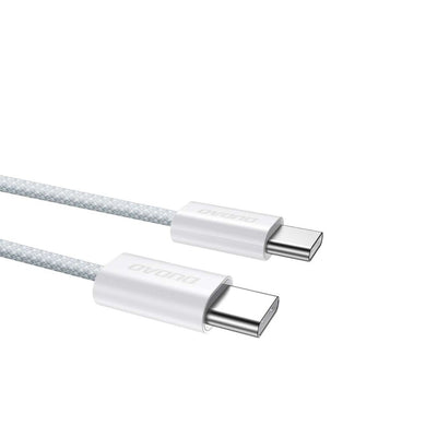 USB kabelis Dudao L6C USB-C to USB-C 60W 1.0m baltas