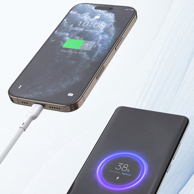 USB kabelis Dudao L9C USB-C to USB-C 65W 1.0m baltas