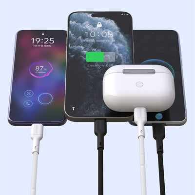 USB kabelis Dudao L9C USB-C to USB-C 65W 2.0m juodas