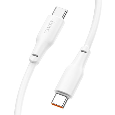 USB kabelis Hoco X93 100W USB-C to USB-C 1.0m baltas