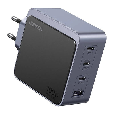 Įkroviklis Ugreen X565 GaN 100W 3xUSB-C/USB-A pilkas (35043)