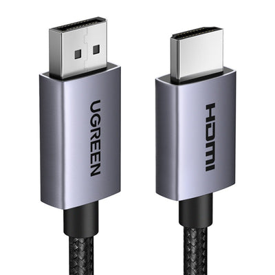 Kabelis Ugreen DP125 DisplayPort to HDMI (4K@30Hz) 2.0m juodas (35842)