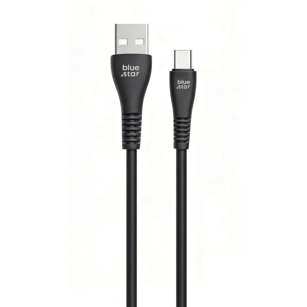 USB kabelis Blue Star PJ-DG4-A USB-A to Lightning 1.0m juodas