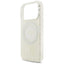 Dėklas Guess IML Flowers Allover Strap MagSafe Apple iPhone 18 Pro baltas