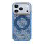 Dėklas Guess PU 4G Ring Stand MagSafe Apple iPhone 18 Pro mėlynas