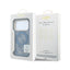 Dėklas Guess PU 4G Ring Stand MagSafe Apple iPhone 18 Pro mėlynas