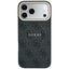 Dėklas Guess PU Leather 4G Gold Frame Embossed MagSafe Apple iPhone 18 Pro juodas