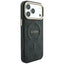 Dėklas Guess PU Leather 4G Gold Frame Embossed MagSafe Apple iPhone 18 Pro juodas