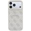 Dėklas Guess PU Leather 4G Gold Frame Embossed MagSafe Apple iPhone 18 Pro Max rožinis