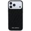 Dėklas Karl Lagerfeld PU Grained Allover Semi Wrap MagSafe Apple iPhone 18 Pro juodas