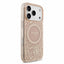 Dėklas Guess IML Flowers Allover Strap MagSafe Apple iPhone 18 Pro Max rožinis