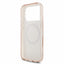 Dėklas Guess IML Flowers Allover Strap MagSafe Apple iPhone 18 Pro Max rožinis