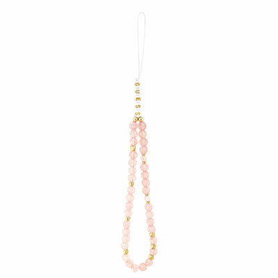 Dėklas Guess IML Flowers Allover Strap MagSafe Apple iPhone 18 Pro rožinis