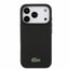 Dėklas Lacoste PVC Iconic Petit Pique Metal Logo MagSafe Apple iPhone 18 Pro juodas