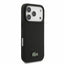 Dėklas Lacoste PVC Iconic Petit Pique Metal Logo MagSafe Apple iPhone 18 Pro juodas