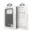 Dėklas Lacoste PVC Iconic Petit Pique Metal Logo MagSafe Apple iPhone 18 Pro juodas