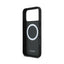Dėklas Lacoste PVC Petit Pique Semi Wrap Embossed MagSafe Apple iPhone 18 Pro Max juodas