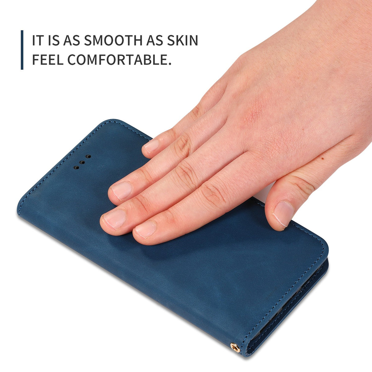 Dėklas Business Style Xiaomi Redmi Note 17 4G/5G tamsiai mėlynas