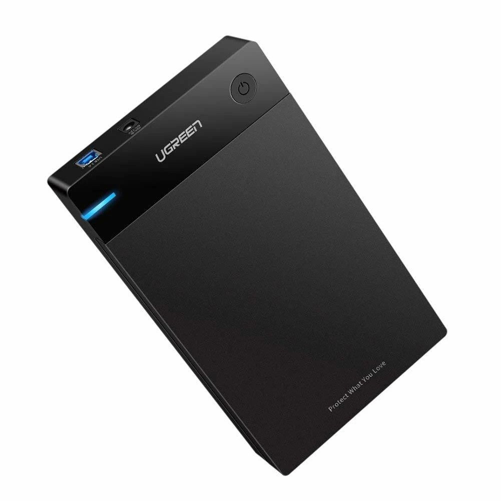 Kietojo disko korpusas Ugreen US221 USB3.0 2.5'' HDD/SSD juodas (30847)