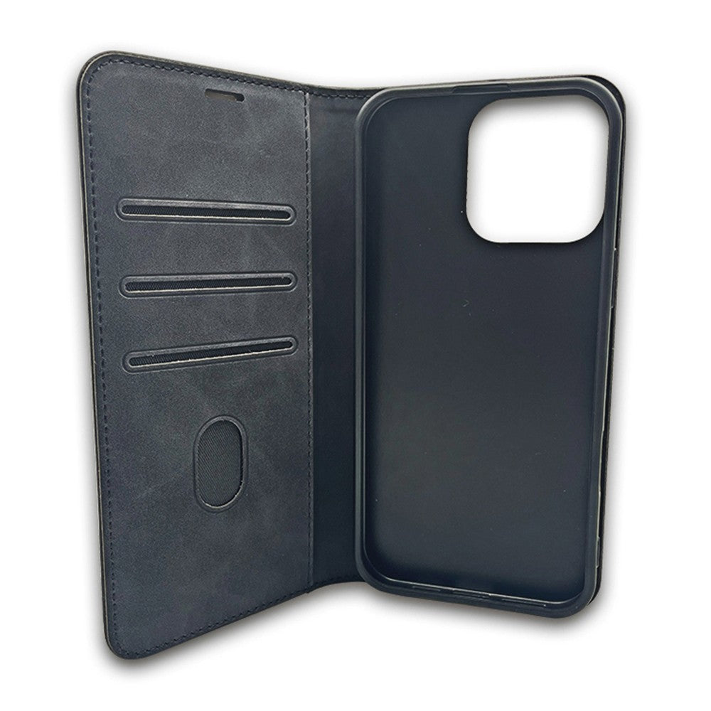 Dėklas Smart Suede Samsung A165 A16 4G/A166 A16 5G juodas