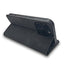 Dėklas Smart Suede Samsung A165 A16 4G/A166 A16 5G juodas