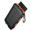 Išorinė baterija Power Bank Hoco J164 Solar 10W 8000mAh juoda