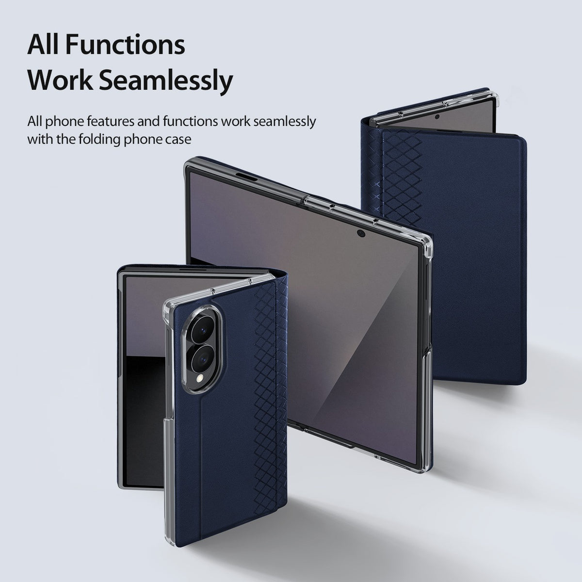 Dėklas Dux Ducis Bril Samsung F971 Z Fold8 juodas