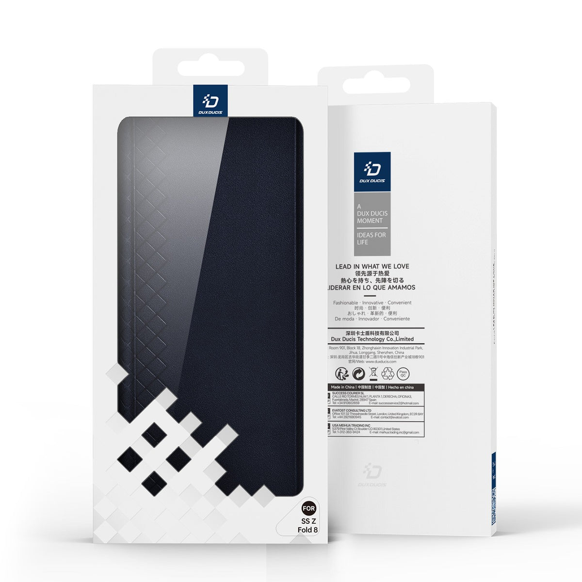 Dėklas Dux Ducis Bril Samsung F976 Z Fold8 Ultra juodas