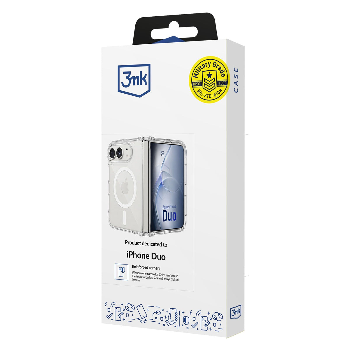 Dėklas 3mk Armor MagCase Apple iPhone Duo