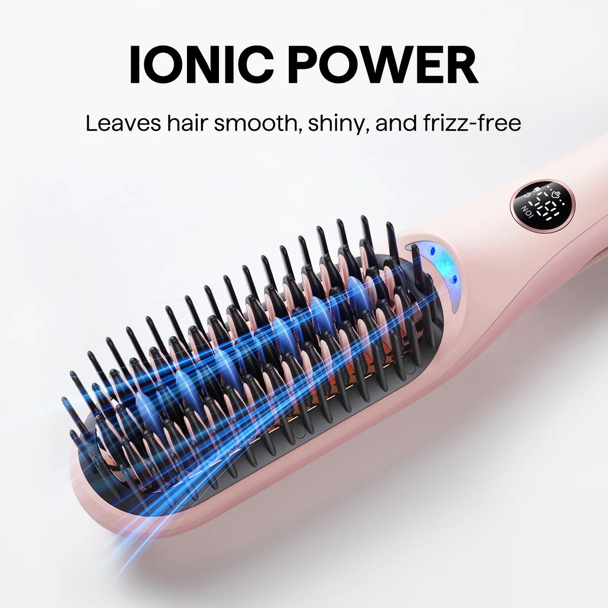 Plaukų formavimo šukos Wavytalk SteamBrush Pro rožinės