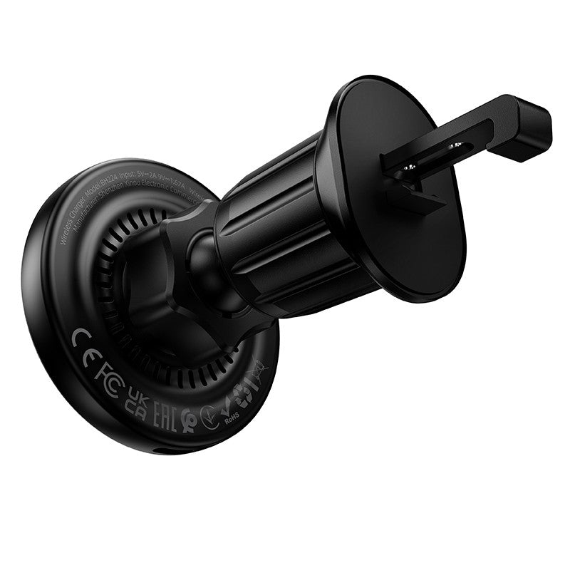 Automobilinis laikiklis-įkroviklis Borofone BH224 Magsafe 15W juodas