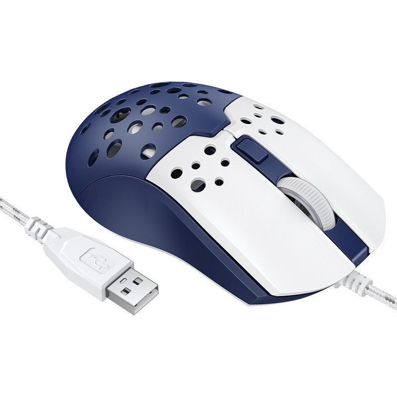 Laidinė pelė Hoco GM51 Gaming balta/mėlyna