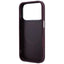 Dėklas Karl Lagerfeld PU Saffiano Ring Stand MagSafe Apple iPhone 18 Pro Max tamsiai raudonas