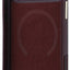 Dėklas Lacoste PU Leather Champs Elysees Gold Logo MagSafe Apple iPhone 18 Pro tamsiai raudonas