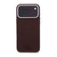 Dėklas Lacoste PVC Petit Pique Semi Wrap Embossed MagSafe Apple iPhone 18 Pro tamsiai raudonas