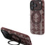 Dėklas Lacoste PVC Semi Wrap Blend Ring Stand MagSafe Apple iPhone 18 Pro Max tamsiai raudonas