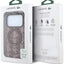 Dėklas Lacoste PVC Semi Wrap Blend Ring Stand MagSafe Apple iPhone 18 Pro tamsiai raudonas