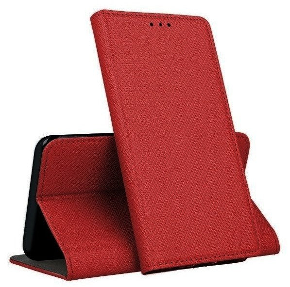 Dėklas Smart Magnet Xiaomi Redmi 17 4G/5G raudonas