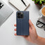 Dėklas Smart Magnetic Xiaomi Redmi 17 4G/5G tamsiai mėlynas