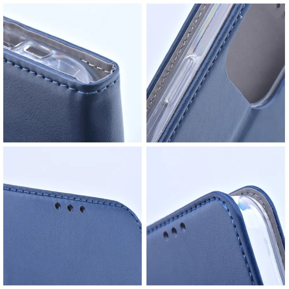 Dėklas Smart Magnetic Xiaomi Redmi 17 4G/5G tamsiai mėlynas