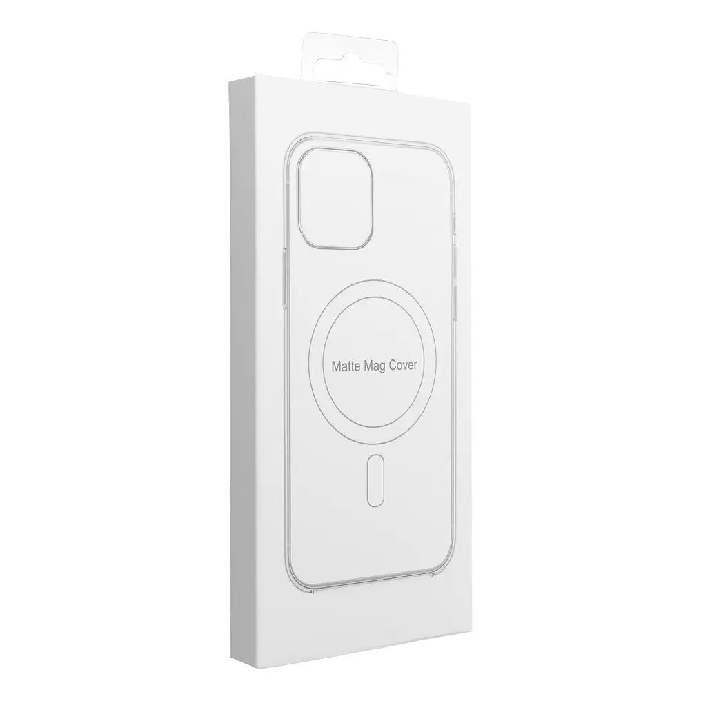 Dėklas Matte MagSafe Apple iPhone 15 Pro Max juodas