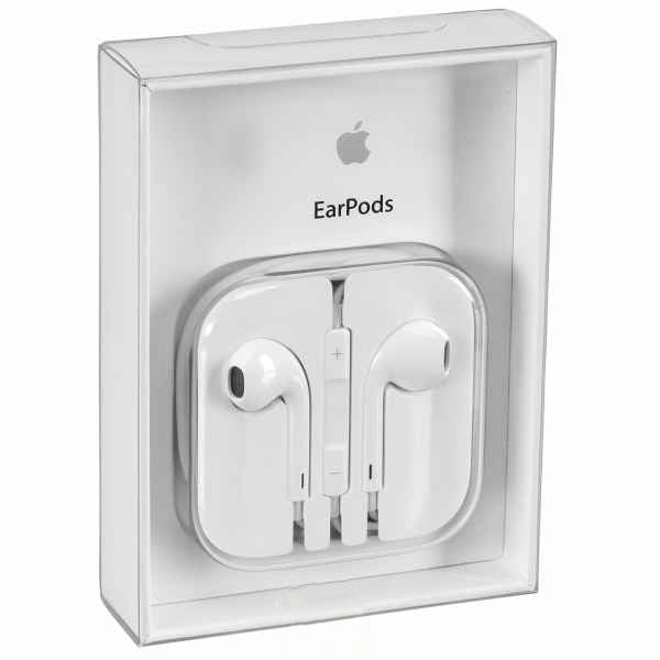 Laisvų rankų įranga ORG Apple EarPods 3.5 mm MD827 A1742 MNHF2ZM/A pakuotėje