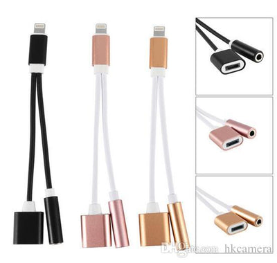 Audio adapteris Apple Lightning į 3,5mm metalinis sidabrinis (tinka iki 10.3 iOS versijos)
